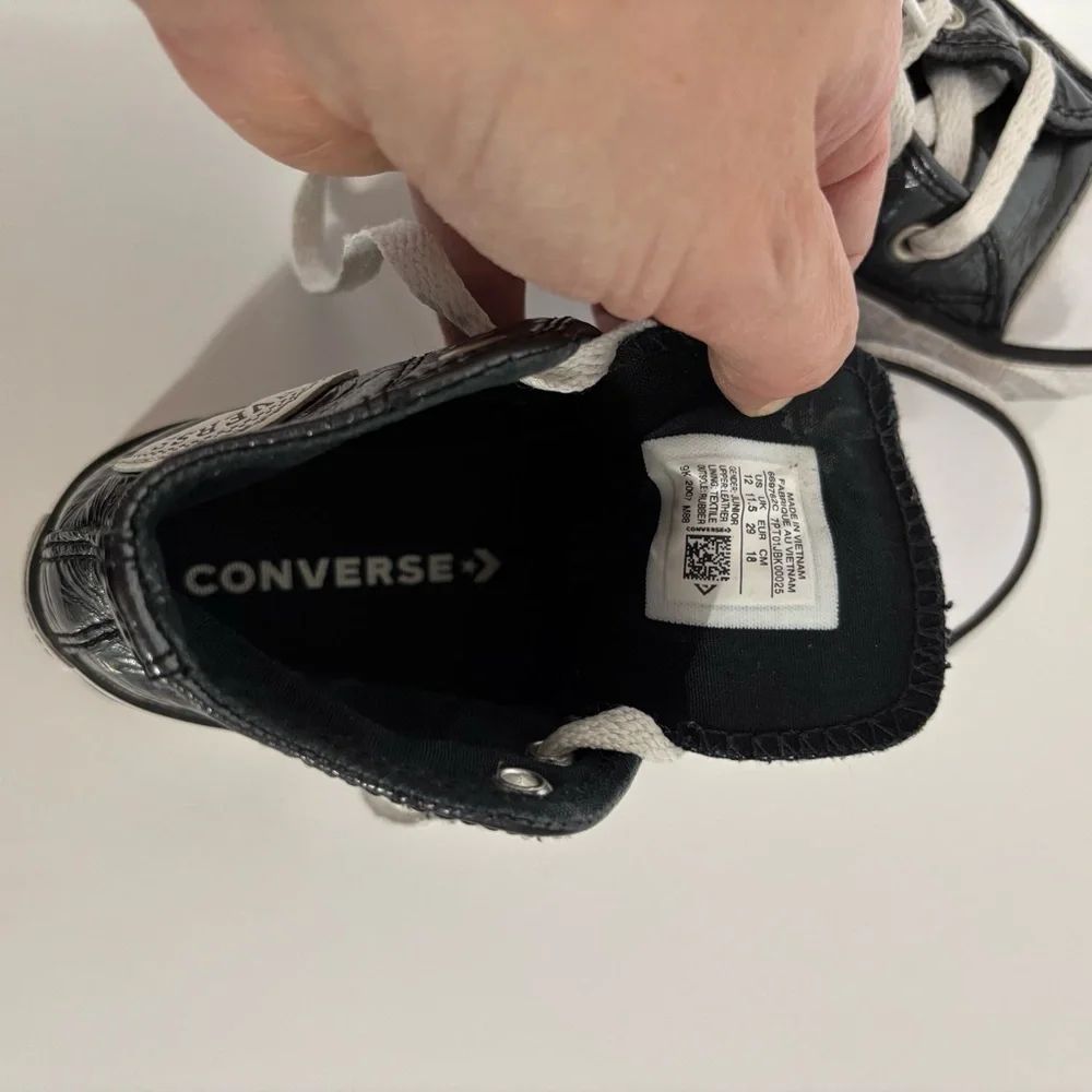 Converse Kids Black High-Top Sneakers